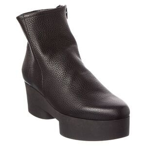 Arche Sixizz Leather Platform Bootie, Black